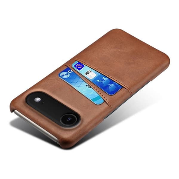 Dual Card iPhone Air deksel - Brun