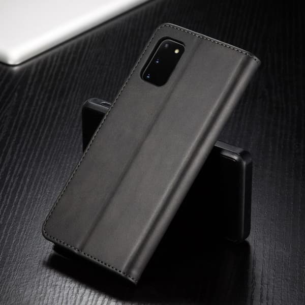 LC.IMEEKE Samsung Galaxy A41 Flip Etui - Sort
