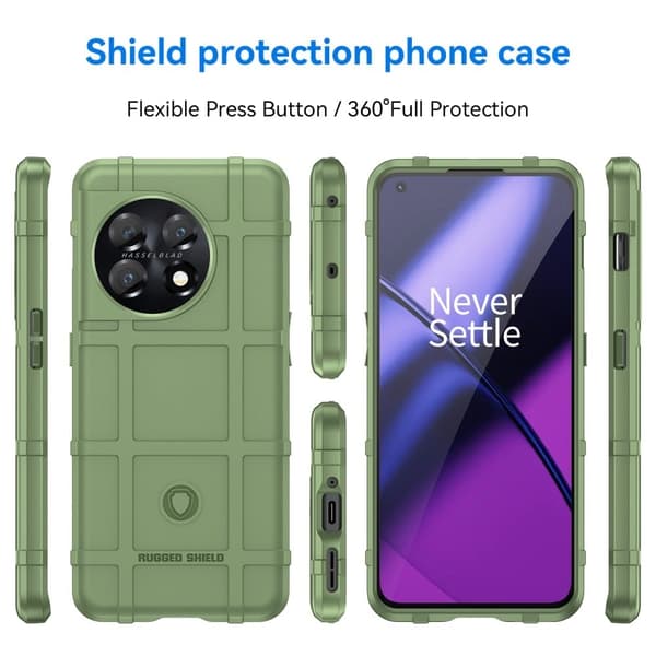 Rugged Shield Etui OnePlus 11 - Grøn