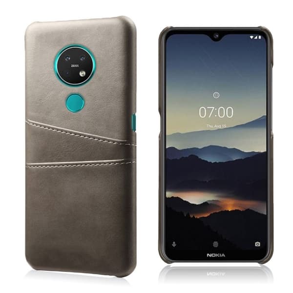 Dual Card etui - Nokia 7.2 / 6.2 - Grå