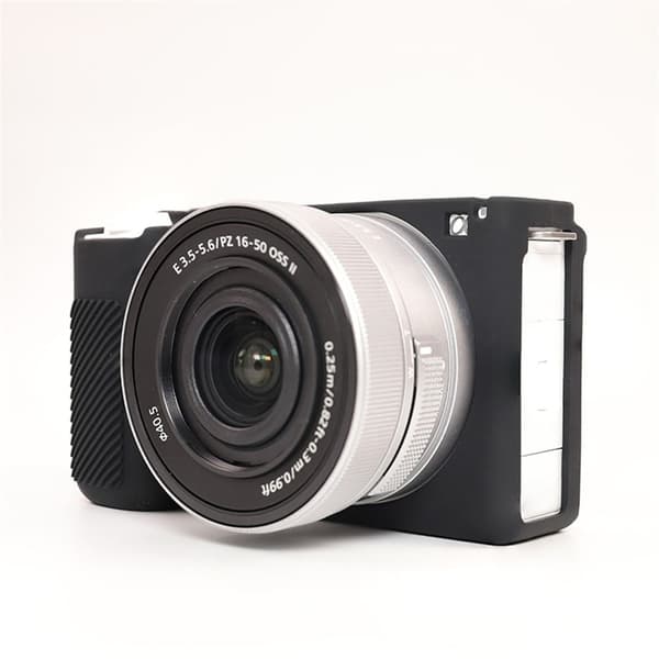 Sony ZV-E10 II Camera Protective Case Scratch Resistant Silicone Cover - Black
