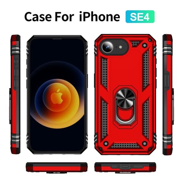 Bofink Combat iPhone 16e kotelot - Punainen