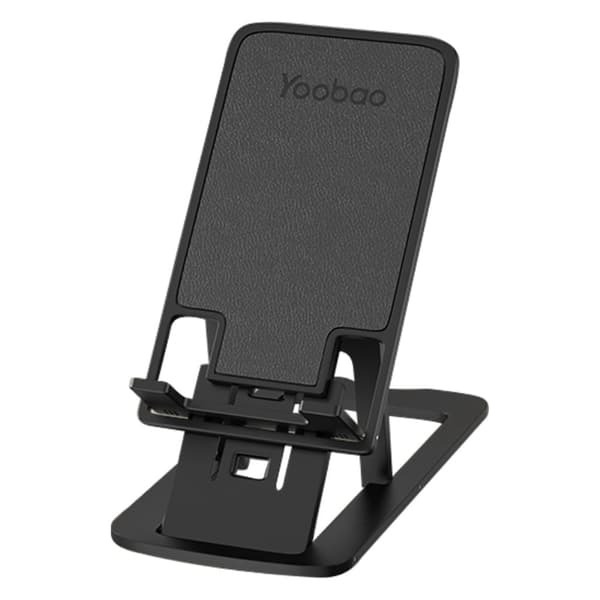 YOOBAO Universal sammenleggbart stativ for stasjonær telefon - Svart