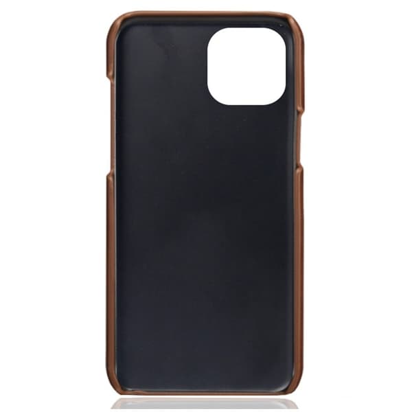 Dual Card iPhone 14 deksel - Brun