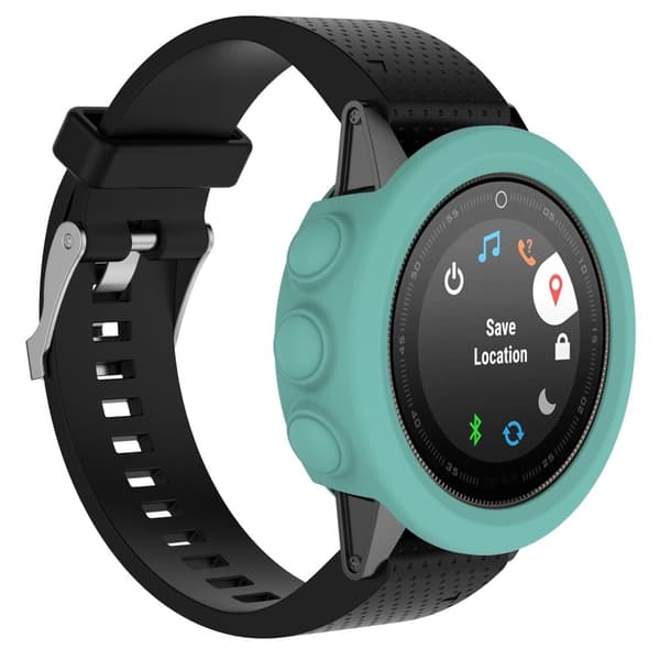 Garmin Fenix 5S / 5S Plus silikonöverdrag - Cyan