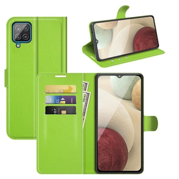 Classic Samsung Galaxy A22 4g Flip Etui - Grøn