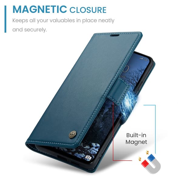 CaseMe Xiaomi Redmi Note 13 4G smooth etui - Blå