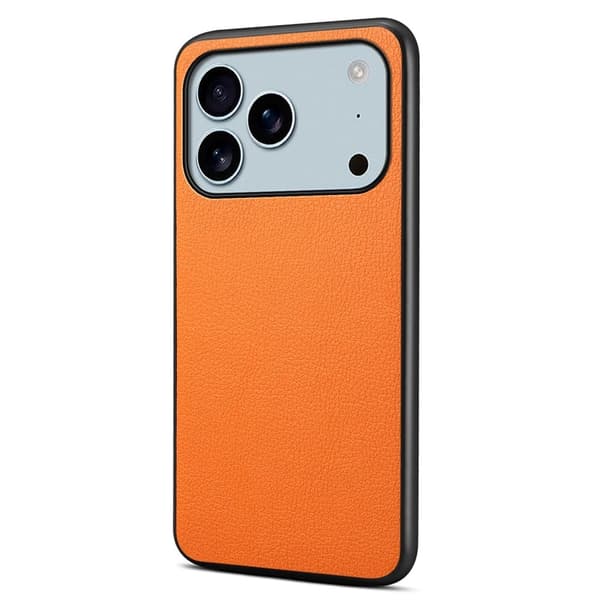 iPhone 17 Pro-fodral med matt och elegant textur - Orange