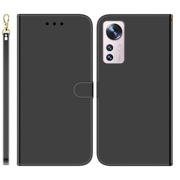 Mirror etui til Xiaomi 12X / Xiaomi 12 - Sort