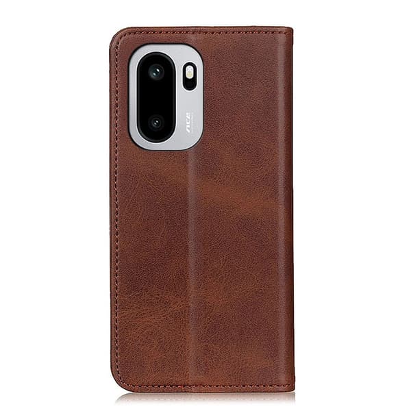 Äkta läder OnePlus 15R fodral - Kaffe