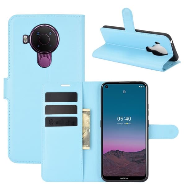 Classic Nokia 5.4 Flip Etui - Blå