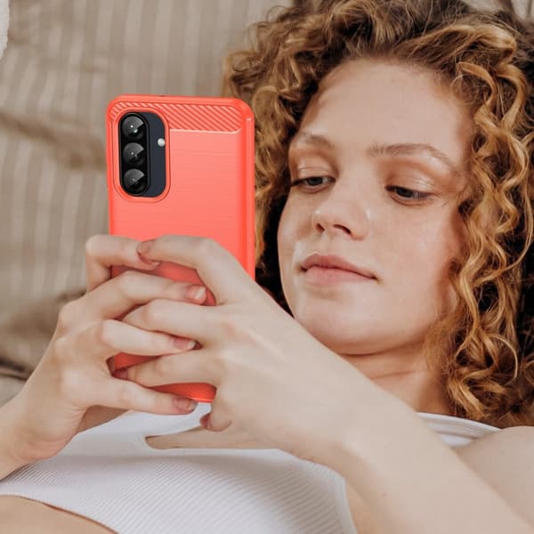 Carbon Flex Samsung Galaxy A26 skal - Röd