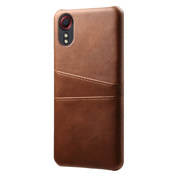 Dual Card Etui Samsung Galaxy Xcover 5 - Brun