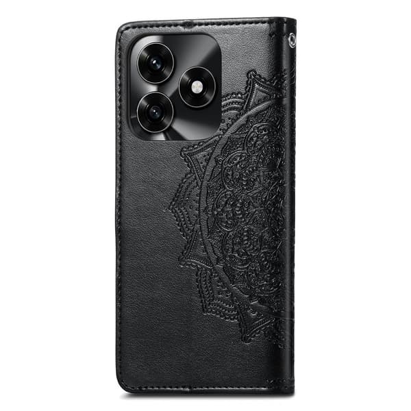 Mandala Honor X5c Plus 4G nahkakotelo - Musta
