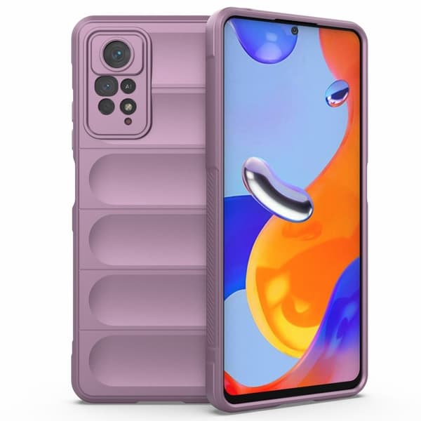 Mjukt greppformat Xiaomi Redmi Note 11 Pro 5G / Xiaomi Redmi Note 11 Pro skal - Lila