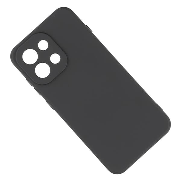 Mikrofiberforet blødt gummi OnePlus 13T cover - Sort