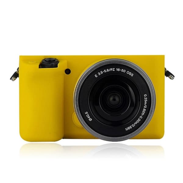 Sony Alpha A6300/A6000 fleksibel blød silikone etui - Gul