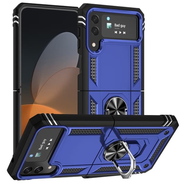 Bofink Combat Samsung Galaxy Z Flip4 Etui - Blå