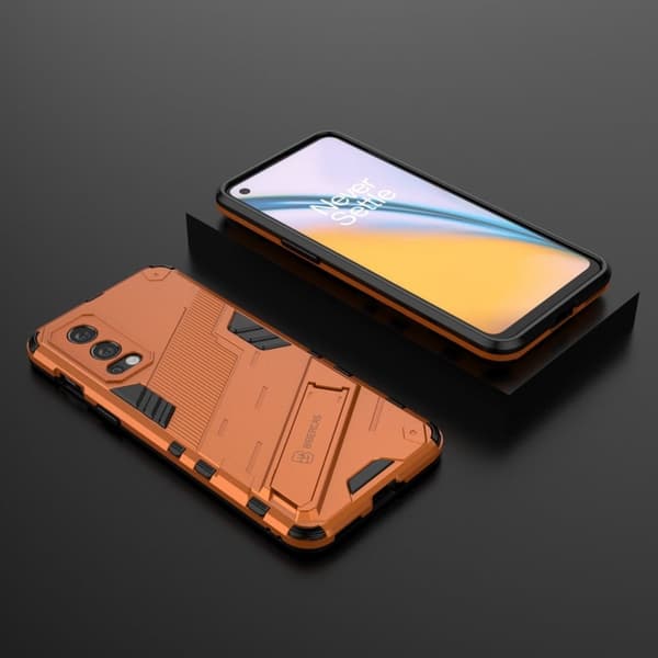 Støtsikkert hybriddeksel for OnePlus Nord 2 5G - Oransje