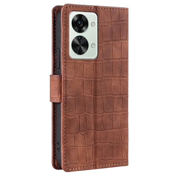 Croco OnePlus Nord 2T cover - Brun
