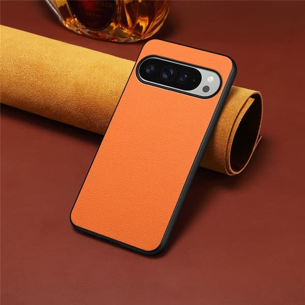 Mat og elegant tekstureret Google Pixel 10 Pro XL cover - Orange