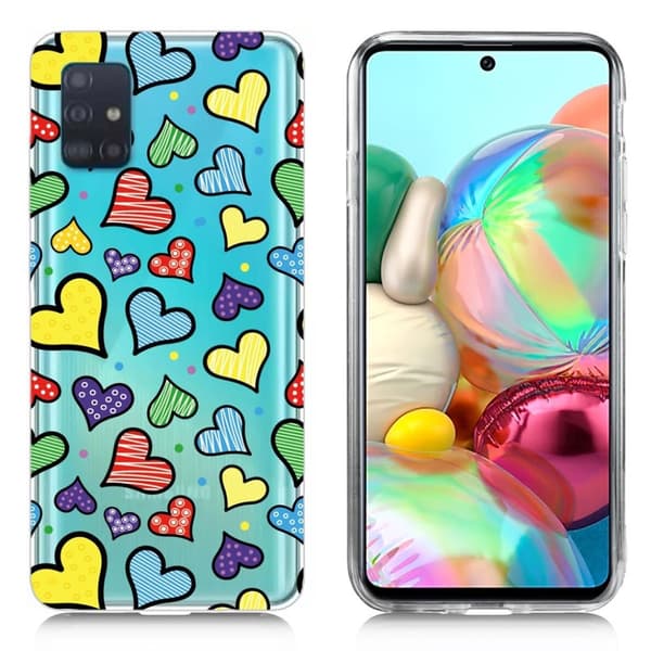 Deco Samsung Galaxy A71 deksel - Hearts