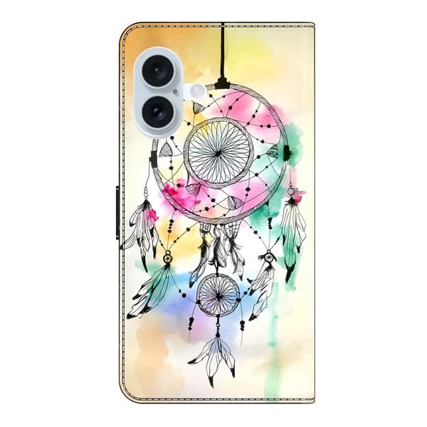 Wonderland iPhone 17 flip etui - Blækfjer Drømmefanger
