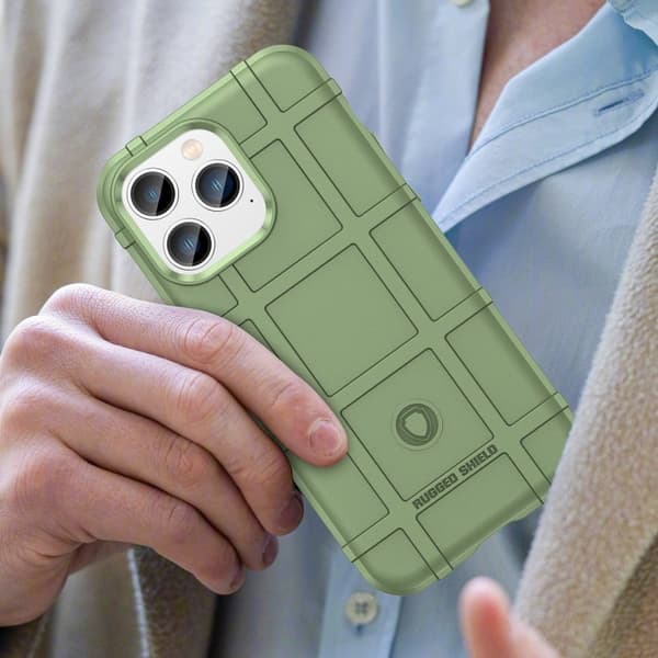 Rugged Shield Etui iPhone 14 Pro - Grønn