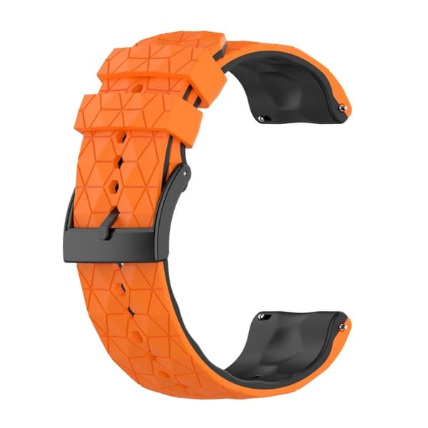 24 mm silikoneurrem til Suunto - Orange