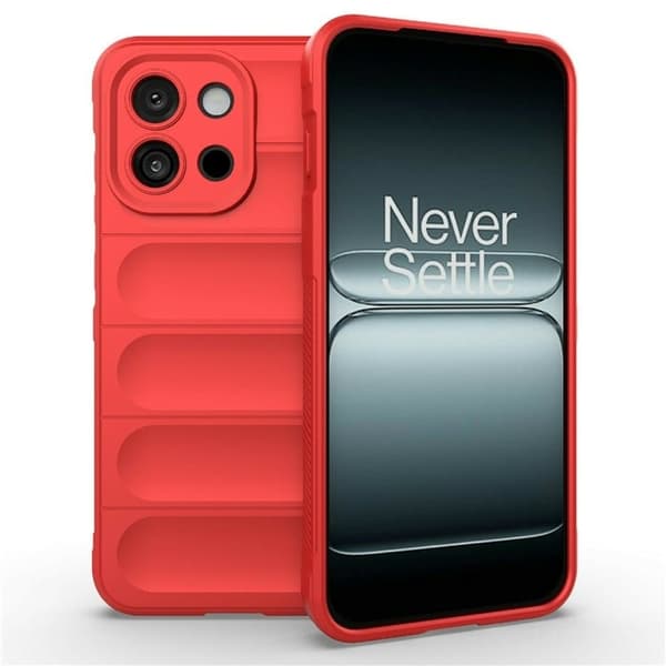 Blødt grebsformet OnePlus 13T cover - Rød