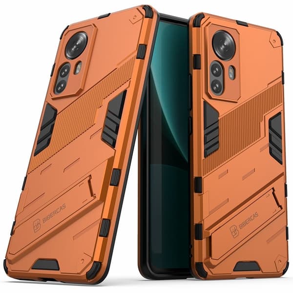 Støtsikkert hybriddeksel for Xiaomi 12 Pro - Oransje