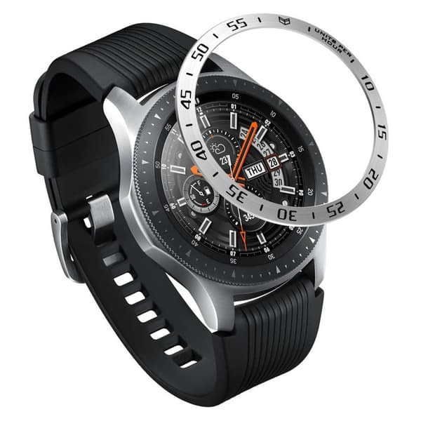 Samsung Galaxy Watch (46mm) Metallic Bezel - Sølv