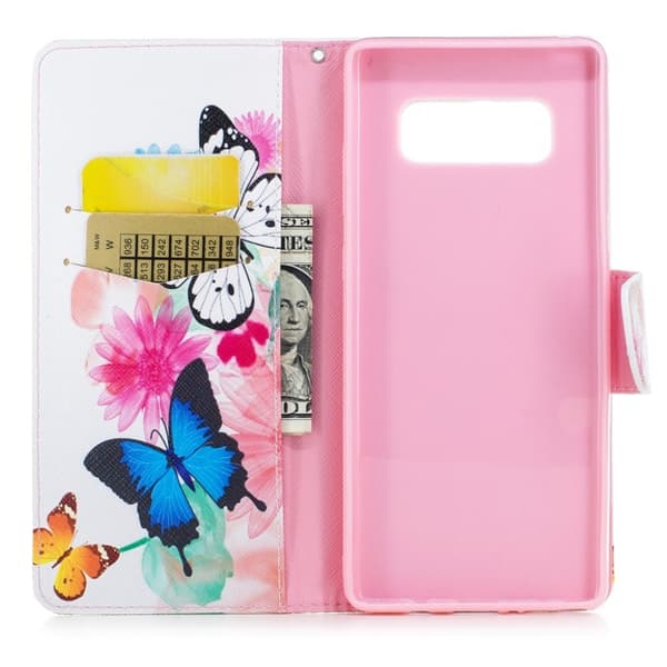 Samsung Galaxy Note 8 etui med unikt print - Blomster