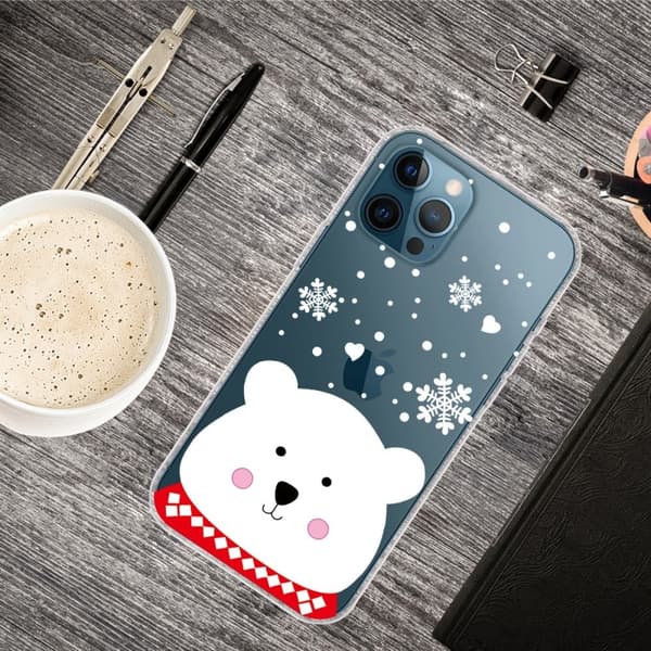 Julfodral till iPhone 14 Pro - Knubbig Björn
