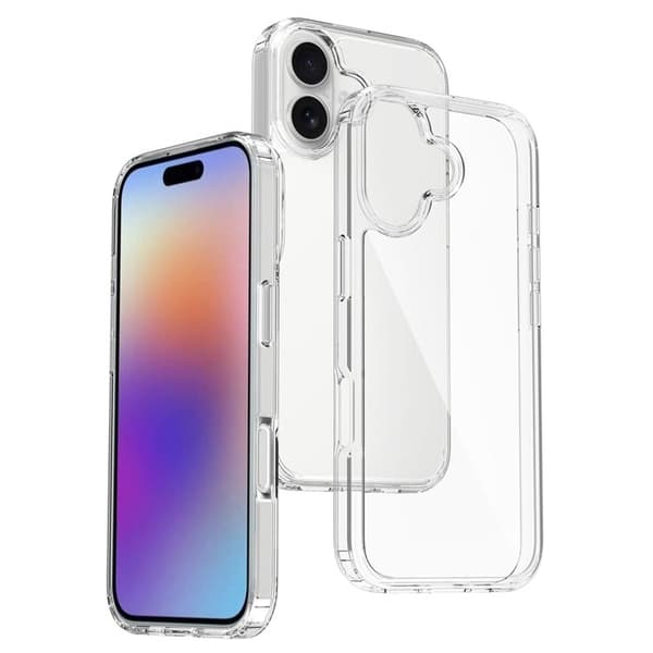 Erittäin ohut läpinäkyvä kotelo iPhone 17
