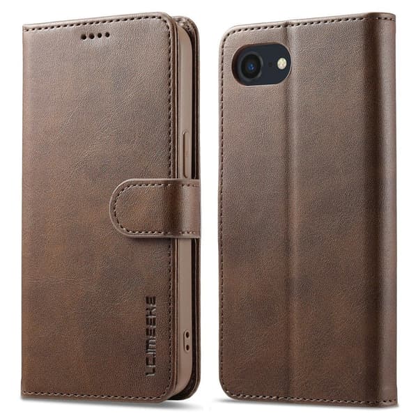 LC.IMEEKE iPhone 16e flip etui - Brun