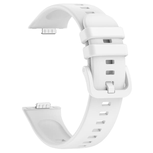 Huawei Watch Fit 3 Replacement Wrist bandsoft Silicone Watch Strap - White
