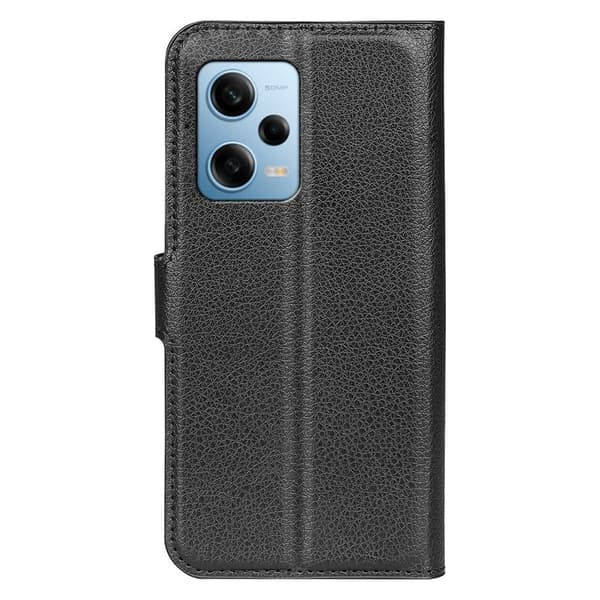 Klassisk Xiaomi Redmi Note 12 Pro Flip Etui - Sort