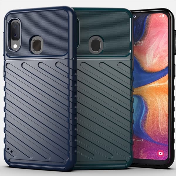 Thunder Samsung Galaxy A20e etui - Sort
