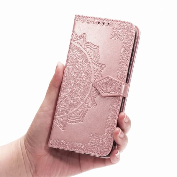 Mandala Samsung Galaxy S20 FE 5G / S20 Fe Flippetui - Rose Gull