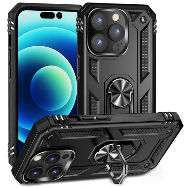 Bofink Combat iPhone 14 Pro Max Etui - Svart