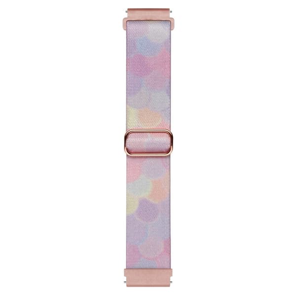 Ocean Blue Patterned Nylon Watch Band til Coros Pace 2 / Apex 20mm 42mm