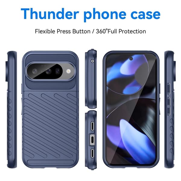 Thunder Google Pixel 10 Pro / Google Pixel 10 skal - Blå