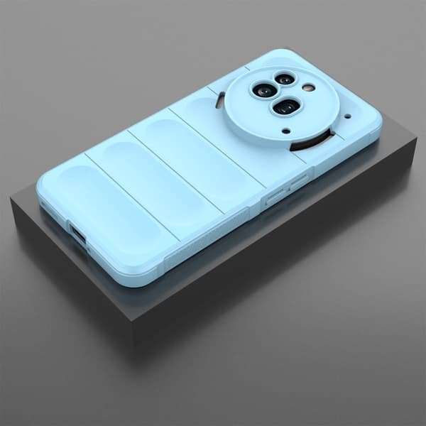 Blødt grebsformet Nothing Phone (3a) Pro cover - Babyblå