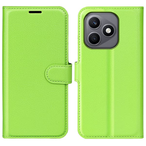 Klassisk Honor X8d flip etui - Grøn