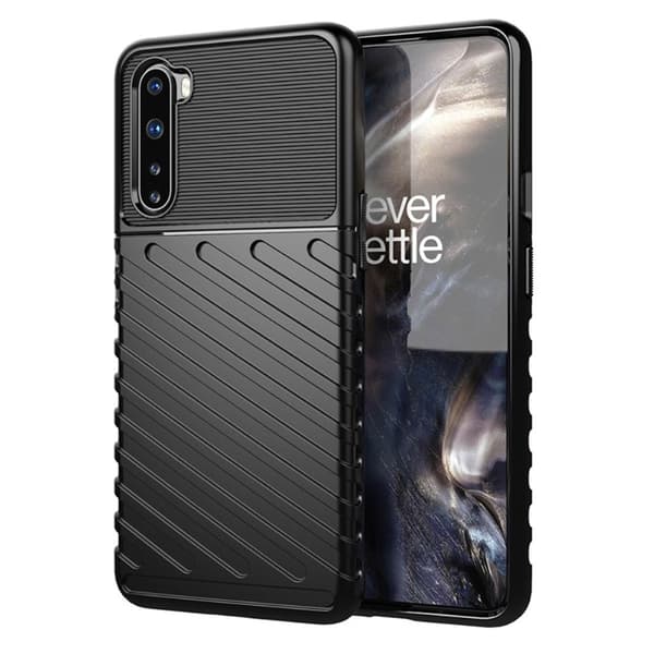 Thunder OnePlus Nord kuoret - Musta