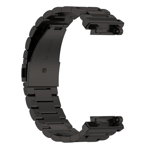 Urrem Huami Amazfit Active Edge A2212 A2213 Titaniumlegering 3-perle håndledsrem - Sort