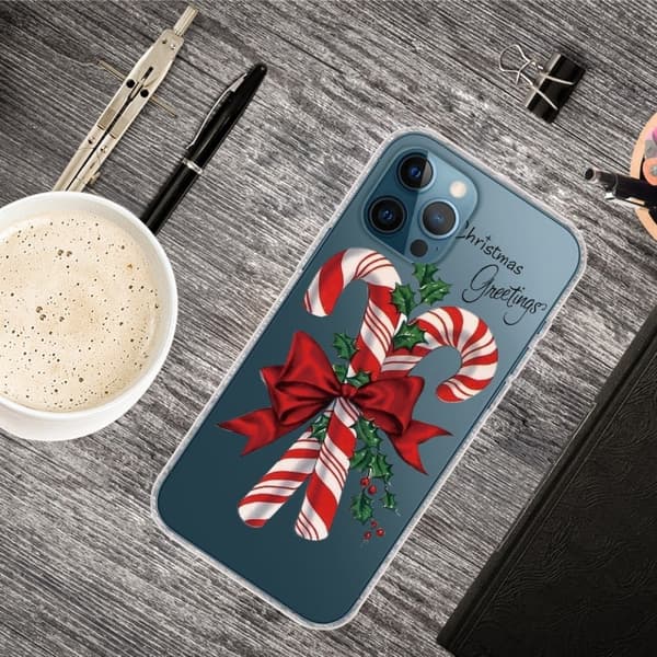 Juleveske til iPhone 14 Pro Max - Godteristokker Til Jul