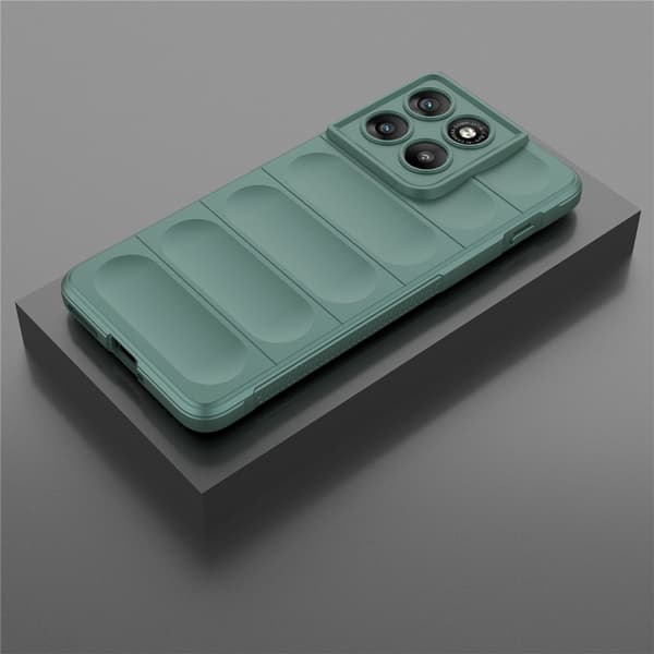 Blødt grebsformet Motorola Edge 70 cover - Grøn