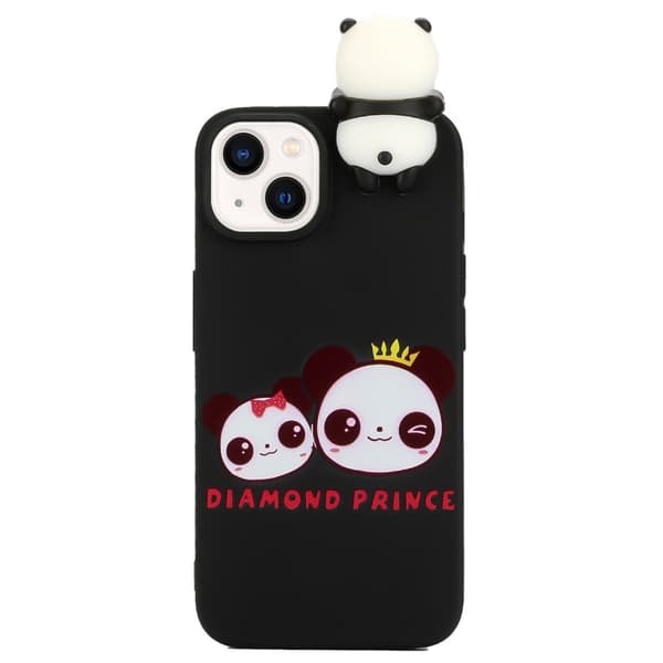 Cute 3d iPhone 14 Plus Suojakotelo - Two Pandas